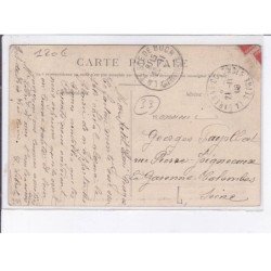 CAZAUX: facteur landais remettant le courrier sur les bords du lac - très bon état