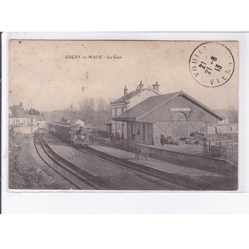 LUCAY-le-MALE: la gare - état