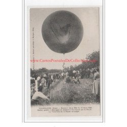 TOUROUVRE : le ballon gonflé à Mortagne en 1908 (aviation) - très bon état