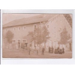 CUSEY: bâtiment , cheval, personnages - très bon état