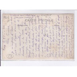 CUSEY: bâtiment , cheval, personnages - très bon état