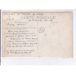 LONGWY: texte, ww23, guere 14-18, magasin de ravitaillement américain - très bon état