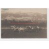AIX LES BAINS : carte photo d'une course hippique (hippodrome) - très bon état