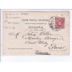 PARIS: 75018, moulin rouge, cabaret, affiches - état