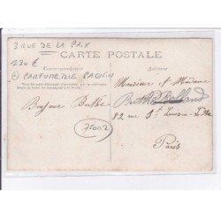 PARIS: 75002 3 rue de la paix, parfumerie paquin - très bon état