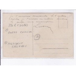 PARIS: musée colonial, président fallières - très bon état