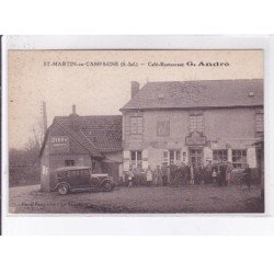 SAINT-MARTIN-en-CAMPAGNE: café-restaurant G. André - très bon état