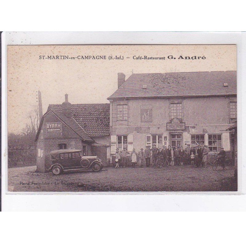 SAINT-MARTIN-en-CAMPAGNE: café-restaurant G. André - très bon état