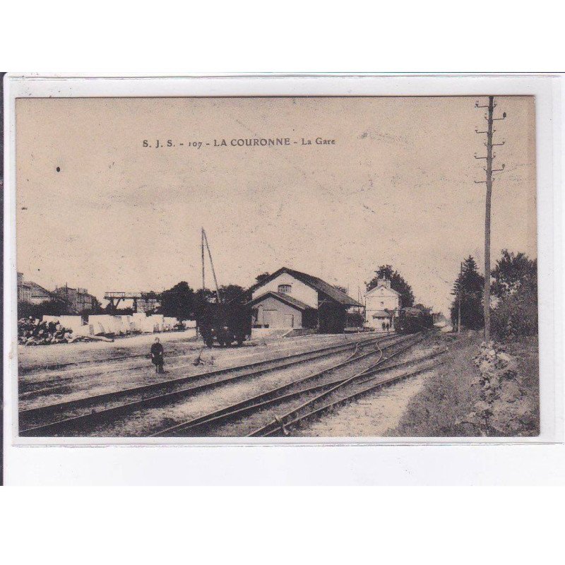 LA COURONNE: la gare - très bon état