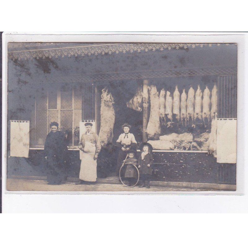 PARIS: boucherie (lot de 2 cpa)- très bon état