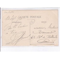 FONTAINE-sous-PREAUX: cultivateurs des environs venant chercher de l'eau dans le robec - état