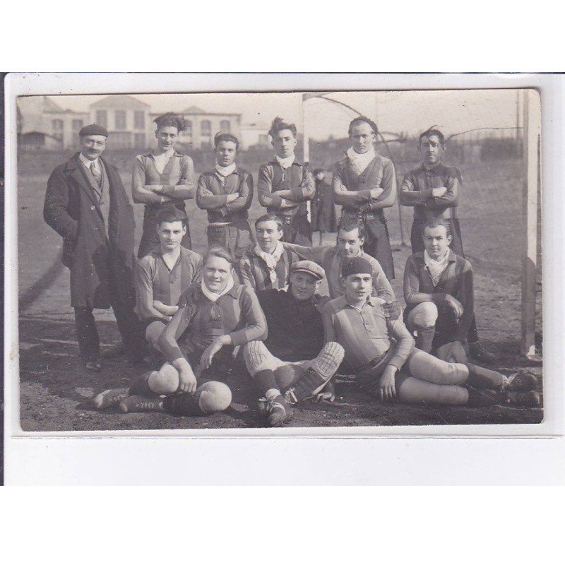 CHAMPAGNE SUR SEINE: équipe usine football (lot de 3CPA) usine Jeumont Schneider - très bon état