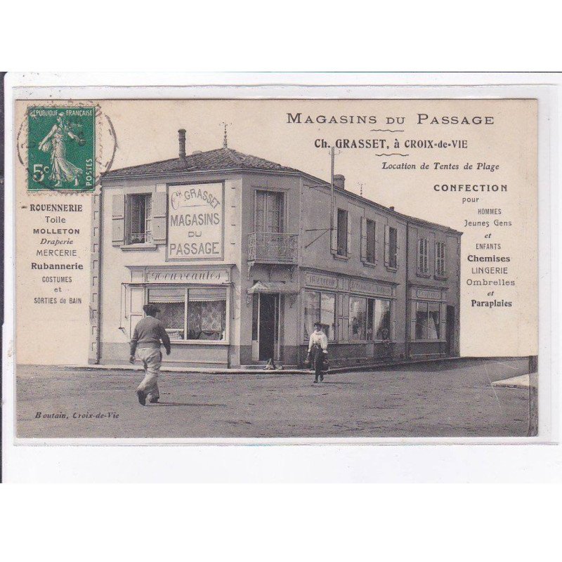 CROIX DE VIE: magasins du passage Ch. Grasset - très bon état