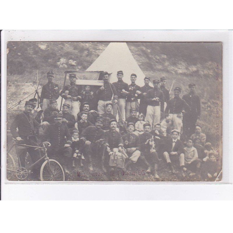 VIENNE: militaire, manoeuvre du sud-ouest 1905 - état VIENNE: militaire, manoeuvre du sud-ouest 1905 - état
