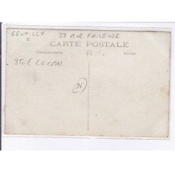 GENTILLY: 39 rue frileuse 2 CPA  charcuterie de la fontaine (plus 1 cpa de la même archive)- très bon état