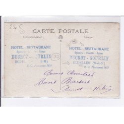 ECUELLES: hôtel-restaurant, épicerie buvette tabac Ducrot - très bon état