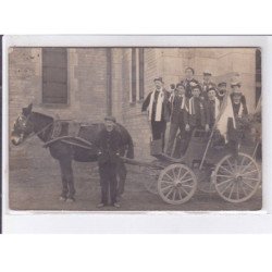 MERY-la-VALLEE: après la guerre 1914-1918 (attelage) - état