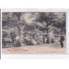 BOULOGNE-BILLANCOURT: champ de foire maison corner, vaisselle émaillée - état recollée