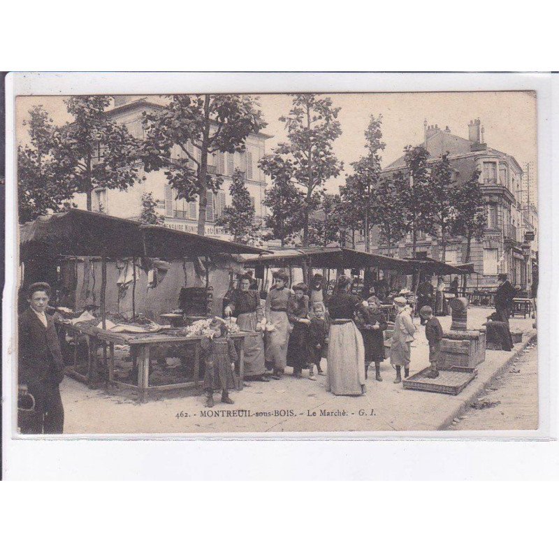 MONTREUIL-sous-BOIS: le marché - très bon état