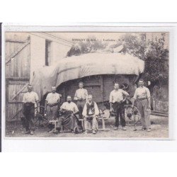 SORIGNY: loclinière (scene de battage) - très bon état