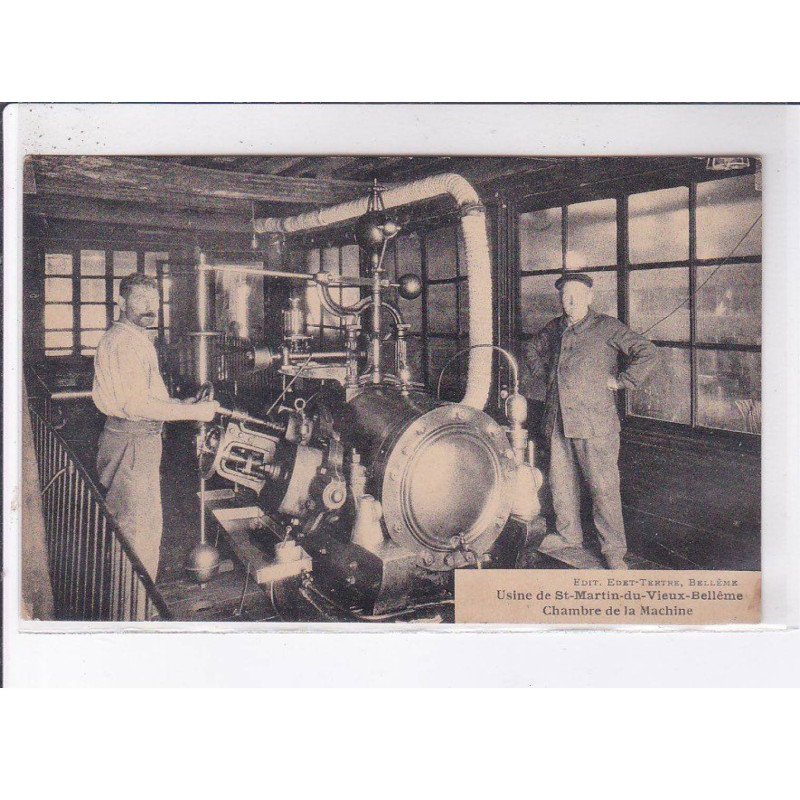 SAINT-MARTIN-du-VIEUX-BELLEME: usine, chambre de la machine - très bon état