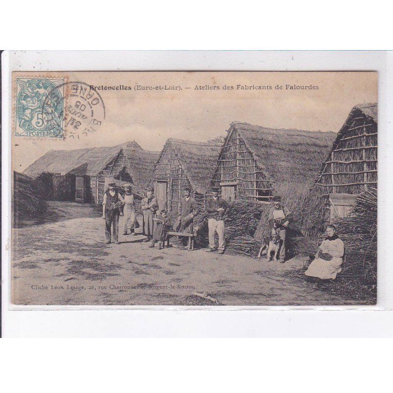 BRETONCELLES: ateliers des fabricants de falourdes - très bon état