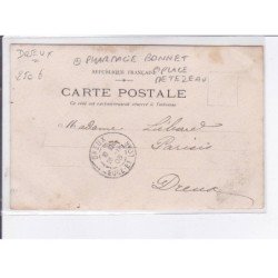 DREUX: pharmacie bonnet, place metezeau - très bon état