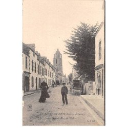 LE BOURG DE BATZ - La Grande Rue et l'Eglise - état