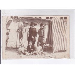 SAINT-JEAN-de-LUZ: scène de plage - très bon état