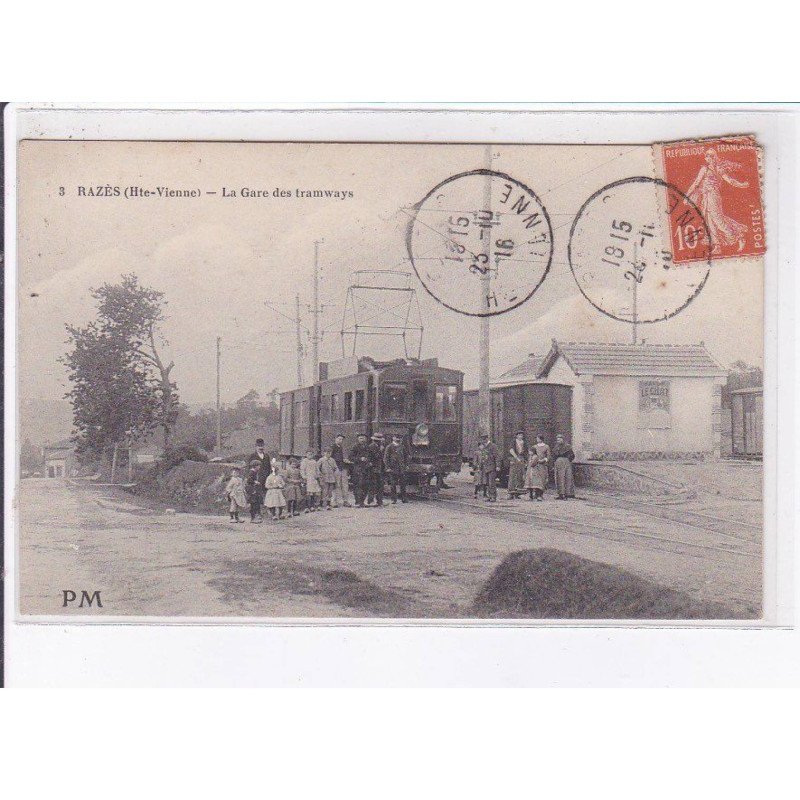 RAZES: la gare des tramways - très bon état