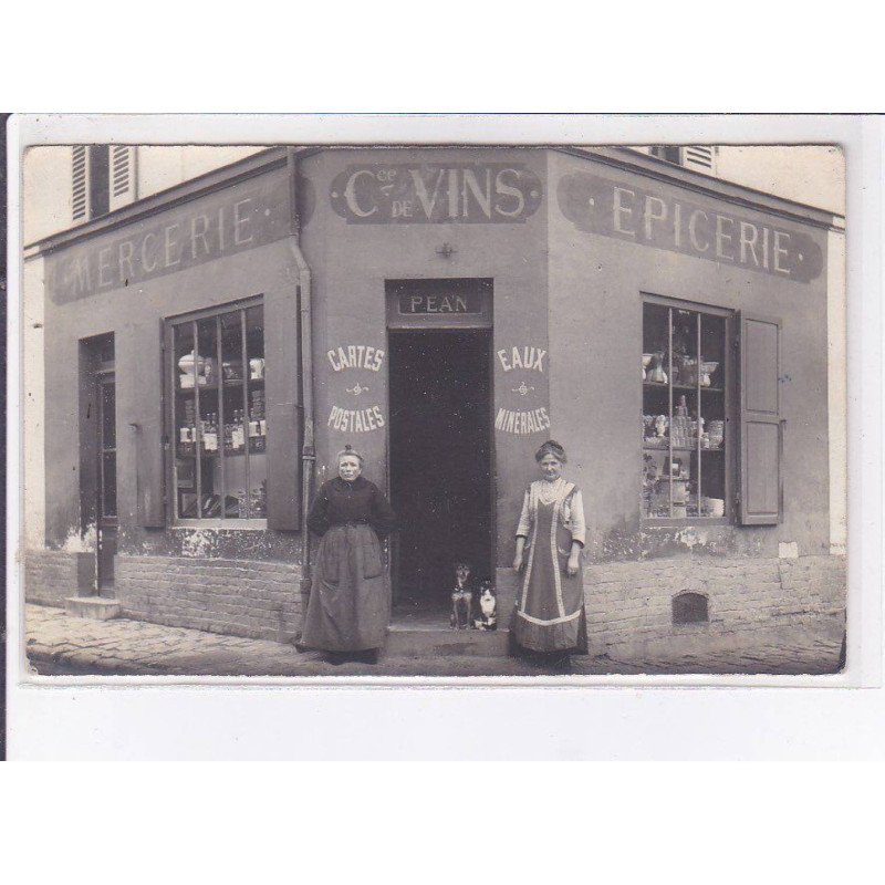 BELLOY: mercerie vins épicerie Pean - très bon état