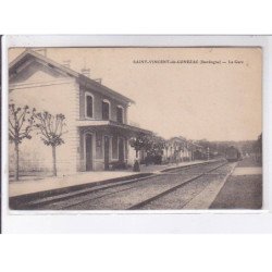 SAINT-VINCENT-de-CONEZAC: la gare - très bon état