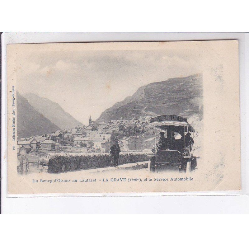 LA GRAVE: le service automobile, autobus - très bon état