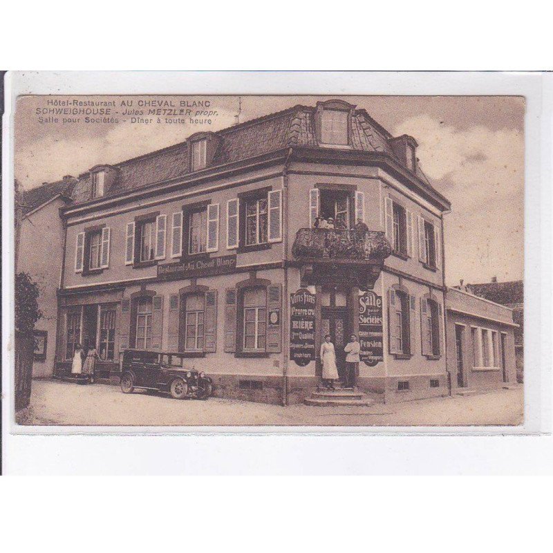 SCHWEIGHOUSSE: hôtel-restaurant au cheval blanc - très bon état SCHWEIGHOUSSE: hôtel-restaurant au cheval blanc - très bon état