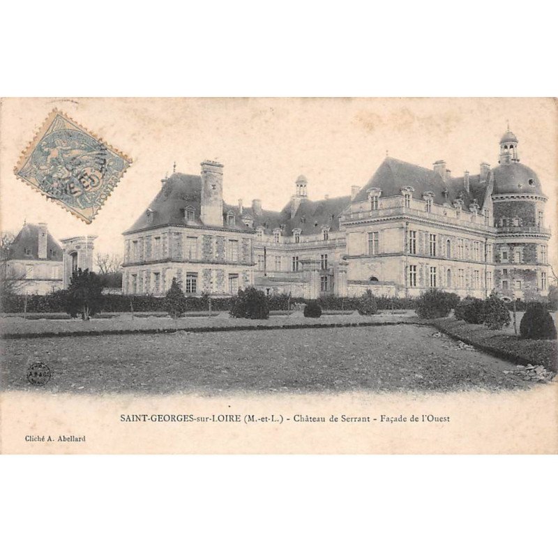 SAINT GEORGES SUR LOIRE - Château de Serrant - Façade de l'Ouest - très bon état