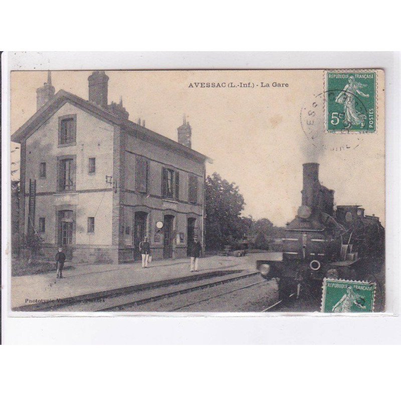AVESSAC: la gare - très bon état