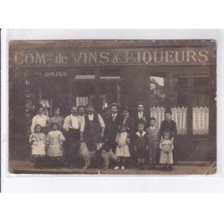 PARIS: rue de la villette(?) 75019, commerce de vins et liqueurs - état