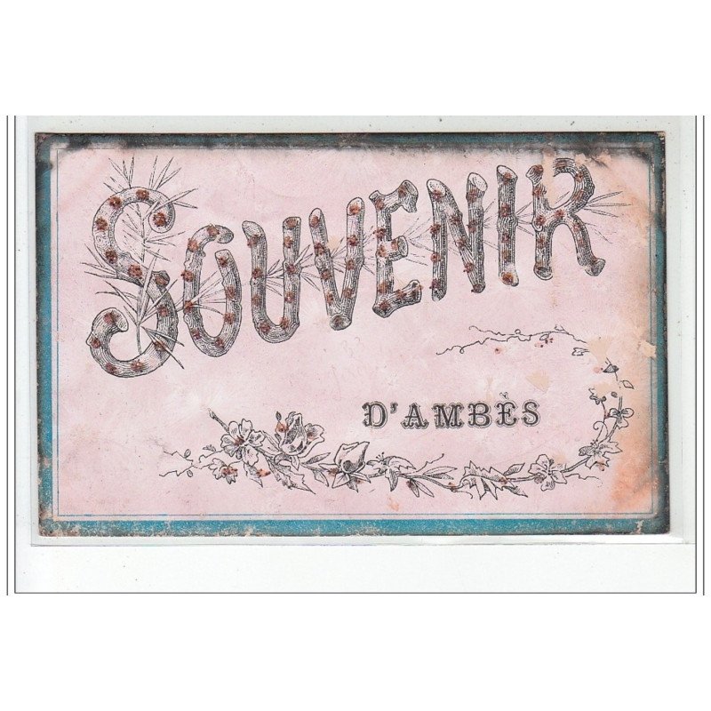 Souvenir d'AMBES - très bon état
