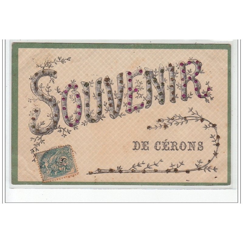 Souvenir de CERONS - très bon état