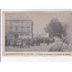 ORLEANS: lot de 11CPA la manifestation antifasciste d'orleans 22 avril 1934 - très bon état