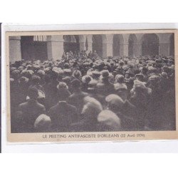 ORLEANS: lot de 11CPA la manifestation antifasciste d'orleans 22 avril 1934 - très bon état