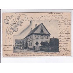 LIPSHEIM: wirthschaft su den swei schlüsseln, ernest müller, gruss aus - état