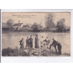 MAULE: inondation du 16 mai 1913, la manufacture de cannes - état