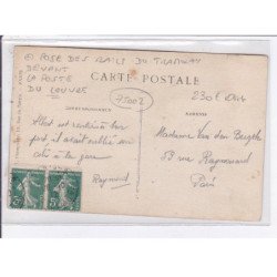 PARIS: pose des rails du tramway devant la poste du louvre, 75002 - état