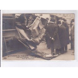 PARIS: 75005, explosion du tramway ivry-les-halles, rue gay-lussac, visite des inspecteurs - très bon état