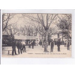 TASSIN: restaurant sanvoisin, les jeux de boules - très bon état