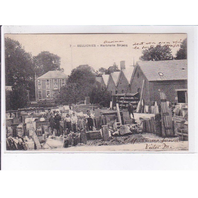 BELLIGNIES: marbrerie sirjacq - très bon état
