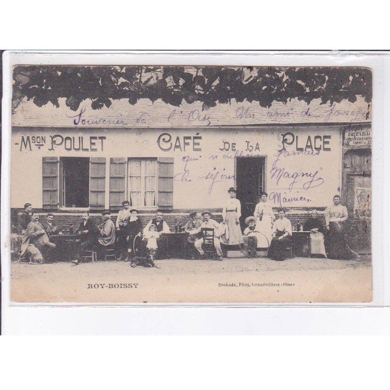 ROY-BOISSY: monsieur Poulet café de la place - très bon état