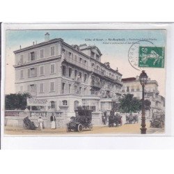 SAINT-RAPHAEL: boulevard félix-martin, hôtel continental et des baths, rare en couleur - état