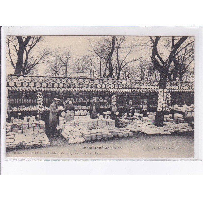 PARIS: instantané de foire - la porcelaine - très bon état